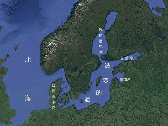 波罗的海(baltic sea),世界上盐度最低的海,长1600多公里,平均宽度