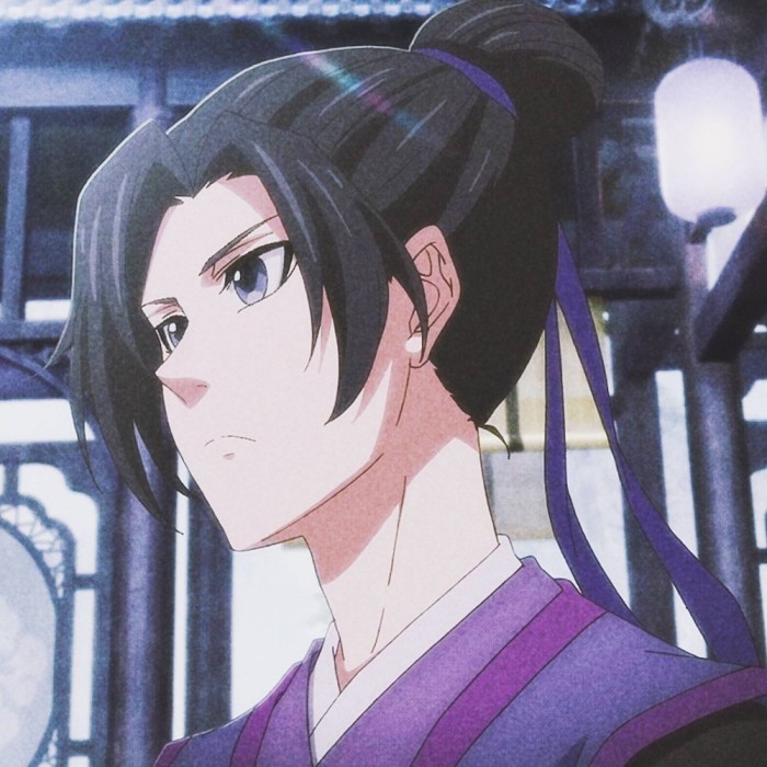 最近火了一组《魔道祖师》动漫头像,温琼林拉弓射箭,好帅!