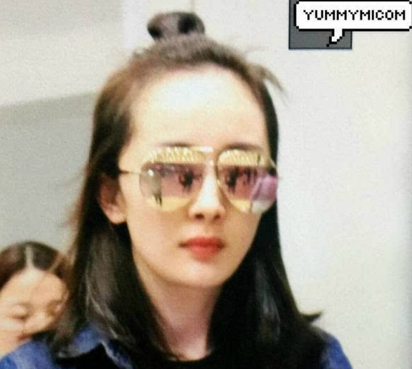 杨幂换发型拯救发际线,网友:更吃藕了