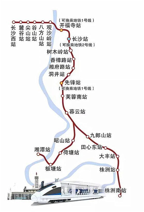 长株潭,城际铁路,常德,益阳,湖南,动车组