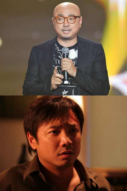 四位男演员光头vs长发,包贝尔长发很帅,图四年轻时颜值巅峰