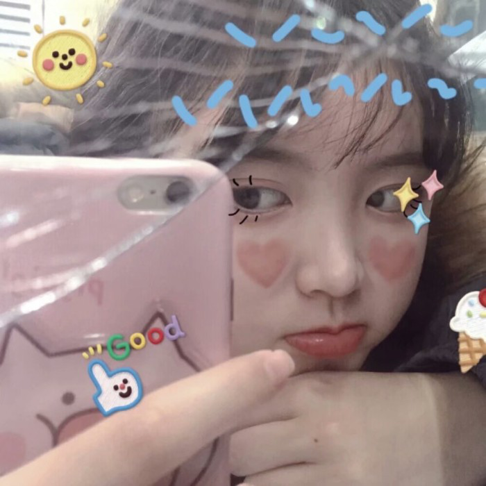 最近"我超甜"女生头像风很大,少女心爆棚,网友:心动的