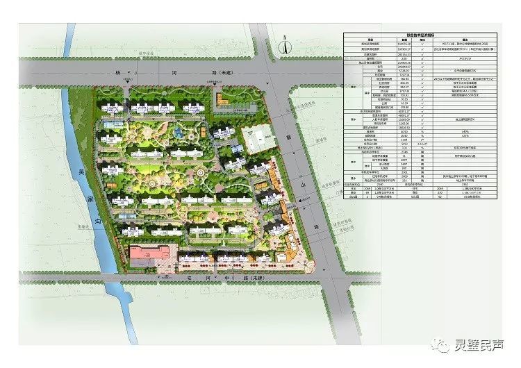 灵璧:碧桂园政务壹号修建性详细规划公示