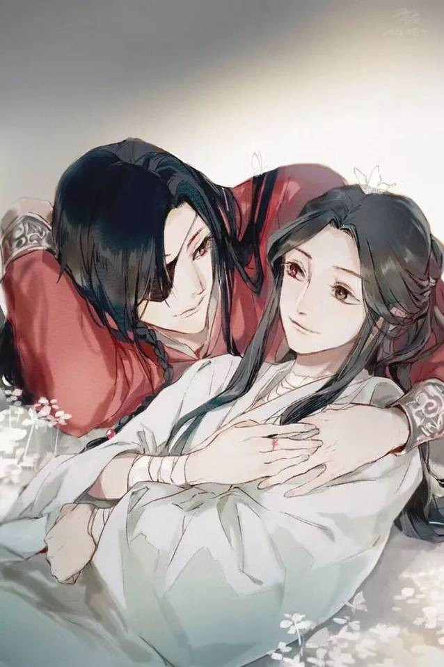 《天官赐福》壁纸:花城vs谢怜,三千花灯,玲珑骰,都只为一人