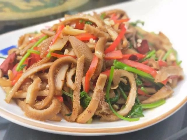 爆炒羊肚