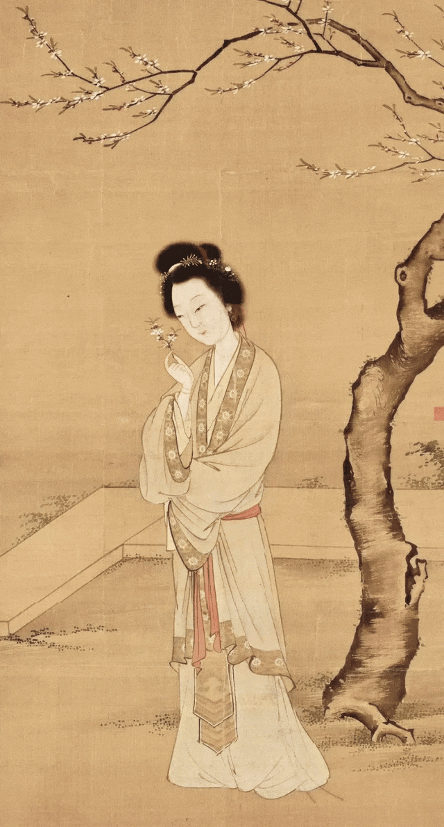 樱花美人,古画古镇