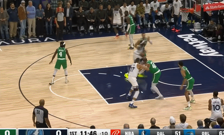 nba常规赛:森林狼送绿军赛季首败 爱德华兹38 9 7加时独砍8分-腾讯