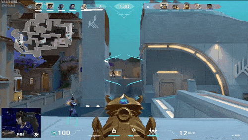 Jinggg廣告牌上戍衛連點兩人，大膽前頂拿下三殺追上一分