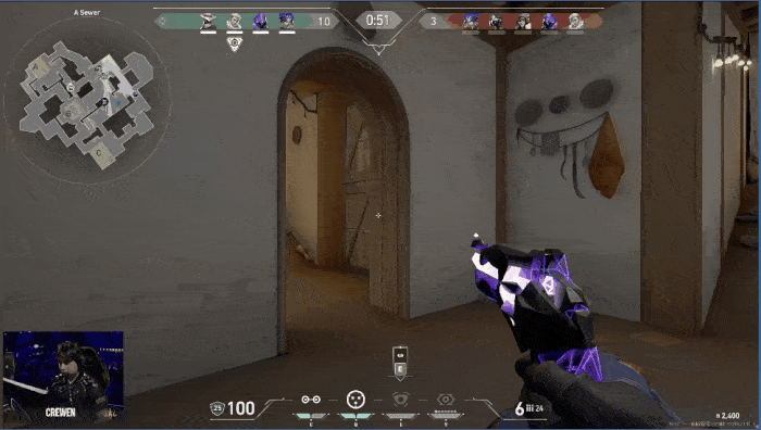 Crewen正義連斬兩人，但後續FUR全員正義也發揮完成翻盤