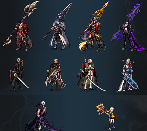 dnf:23年新春三觉时装,全职业外观展示,武器装扮站街一览_飞飞巴士