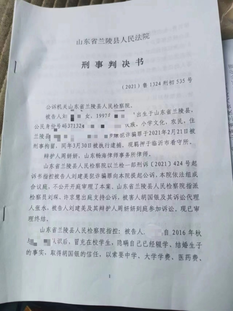 女子诈骗村支书40余万被判刑：家人认为被包养 村支书称为了她能上学刷爆头条-313啦实用网