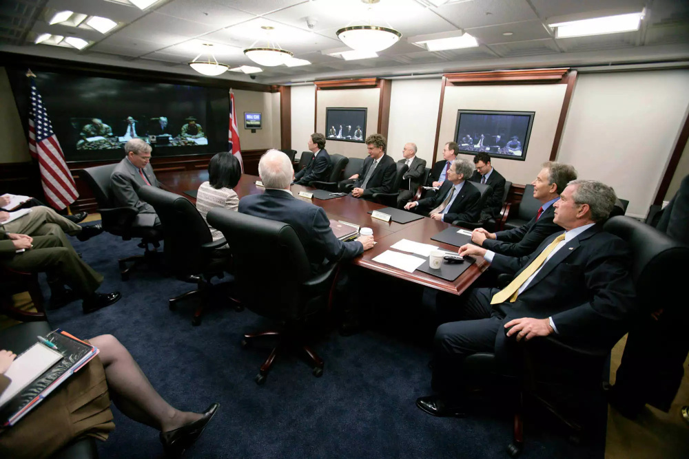 白宫3.6亿元巨资打造全新战情室,从古董红木到高科技,一个时代的变迁!