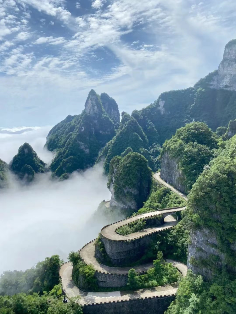 三湘湖南行之八丨通天门户张家界天门山