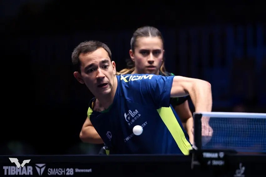 美锦赛-巴西情侣档3-2挺进决赛 雨果助女友冲击混双第4冠