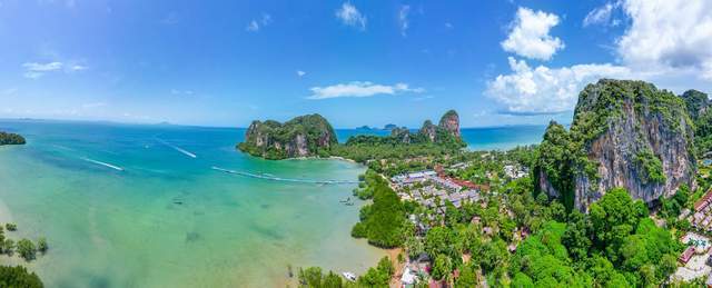 泰国小众景点甲米南部的璀璨明珠莱利海滩攻略