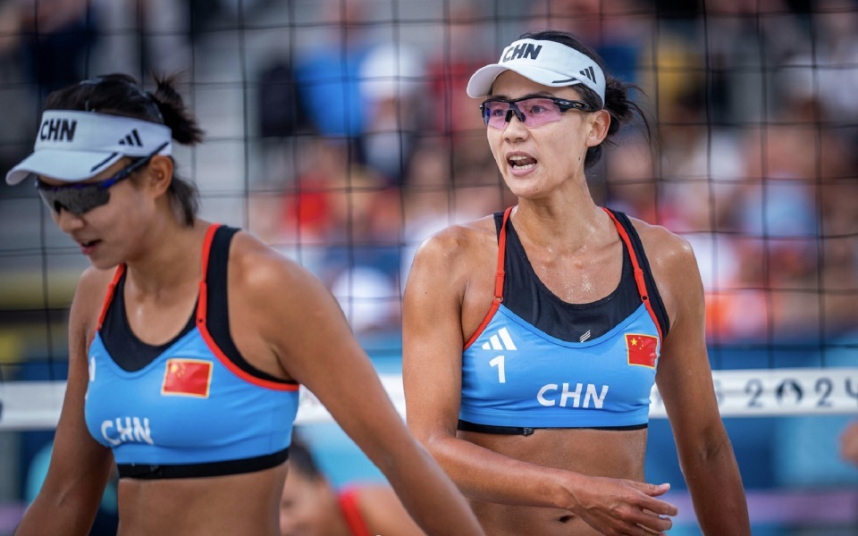 中国女子沙排组合获得巴黎奥运第九名,日本女排被淘汰队长跪地谢罪