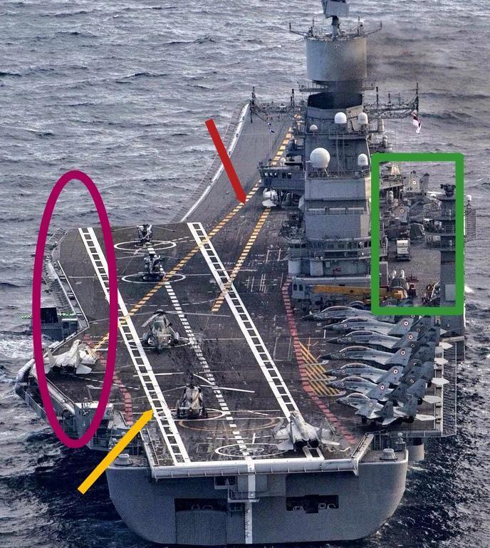印度"超日王"近照,飞行甲板杂乱无章,不愧为战斗力最低的航母-腾讯