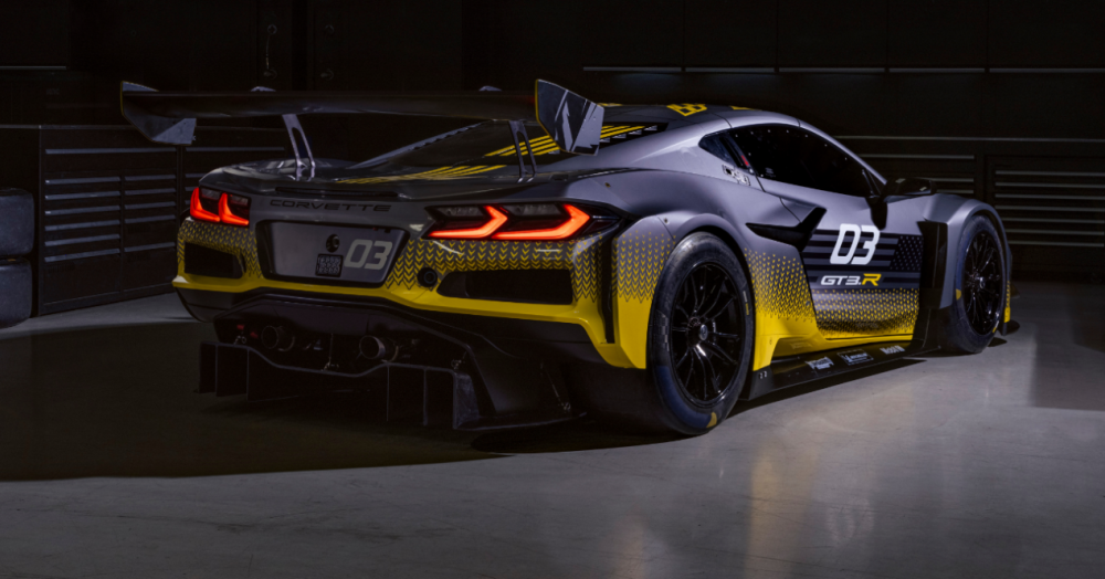 首款赛车c8克尔维特z06gt3赛车曝光