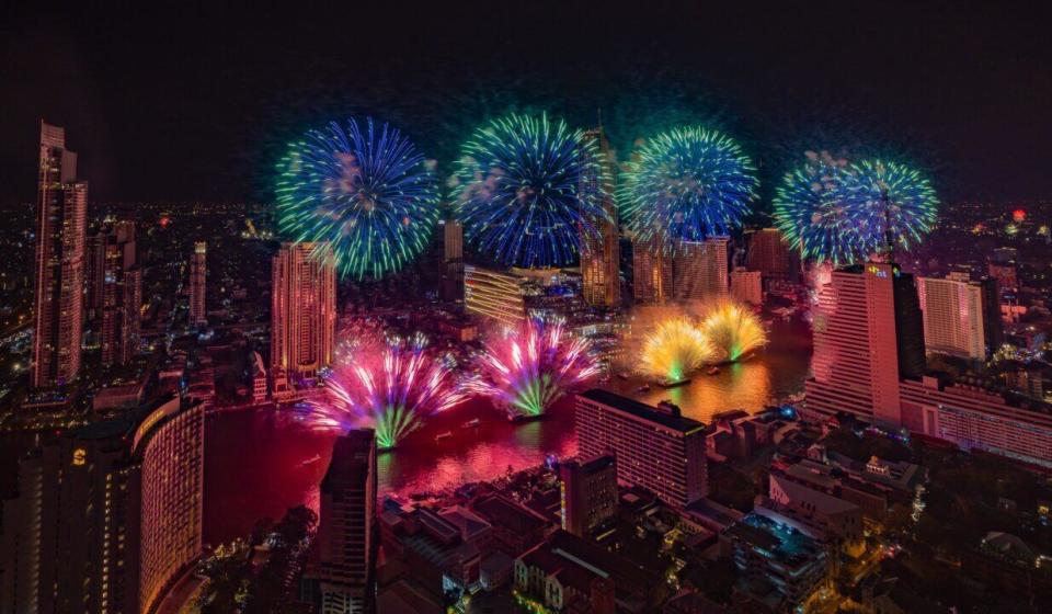 全球最佳跨年烟花秀城市排名公布 曼谷排在第3位!