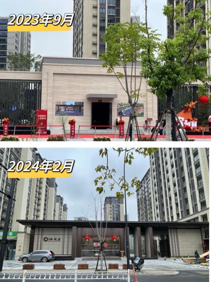 百郦玲珑府的小门洞终于变成了效果图上的"豪华大门"|"记者帮"后续