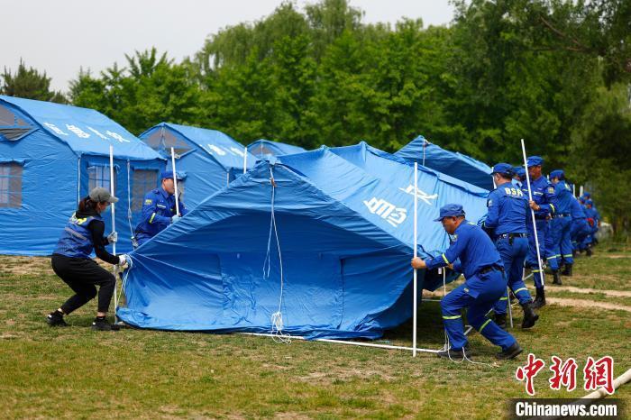 聚焦灾害风险防范 地震应急避难场所启用演练在京举行_腾讯新闻