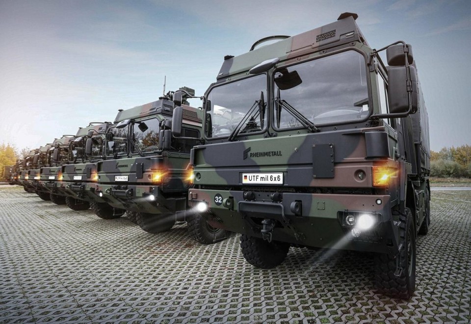 德国国防部与莱茵金属公司签署35亿欧元协议 采购6500辆hx2卡车