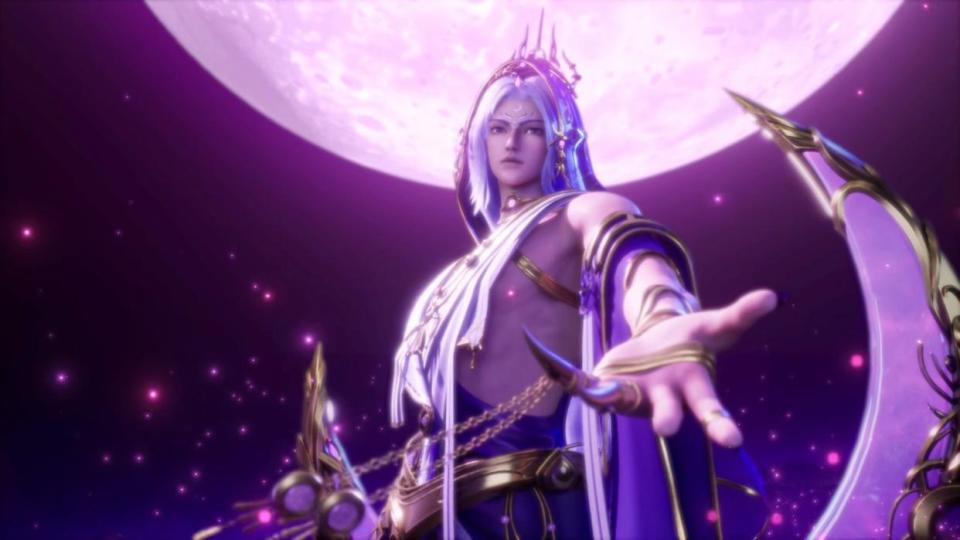 月魔神还是魔族第一美男,只是气质比魔神皇逊色一分,从人物建模来看