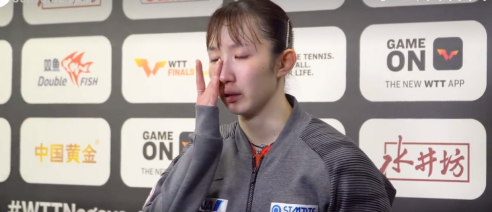 早田希娜被打哭连续输给陈梦7次抹泪痛哭翻不过国乒大山