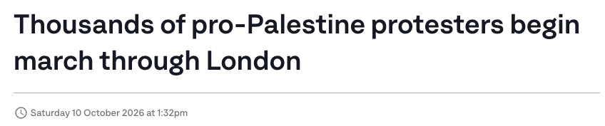 英国数千人在伦敦声援巴勒斯坦，支持与反对者现场短暂对峙_腾讯新闻