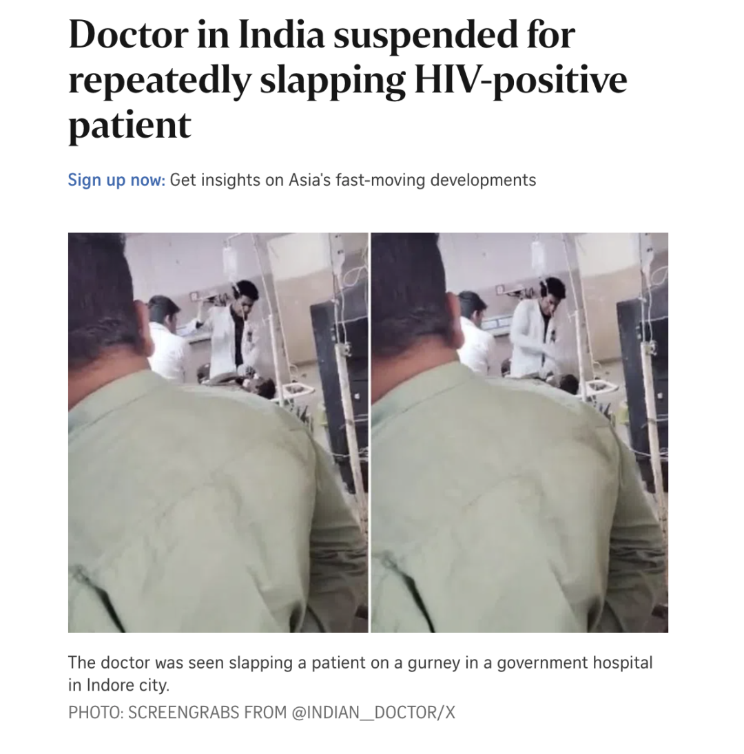 印度醫生暴揍病人，三五個人拉不住！就因為病人嫌他說話不禮貌 - 