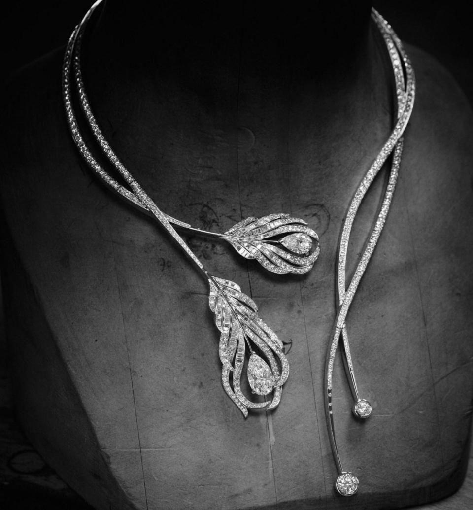 贵重又轻盈 璀璨美钻打造羽毛元素珠宝