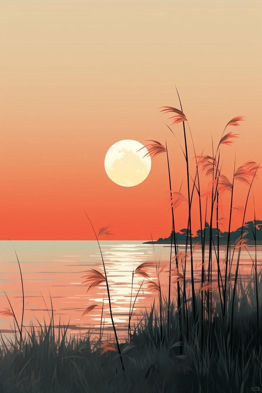 大漠孤烟直,长河落日圆.24句以小见大诗词:尺幅千里,意境壮阔