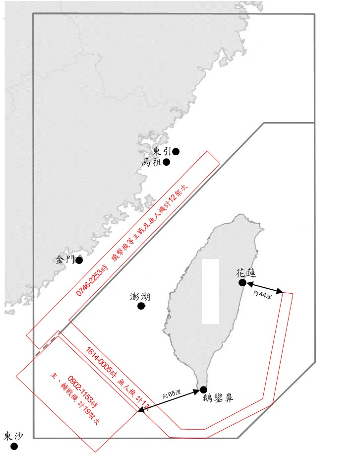 台海中线地图图片