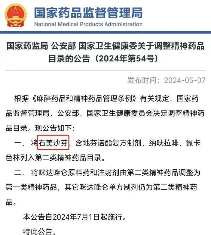 右美沙芬被列入二类精神药品,还能用来止咳吗?