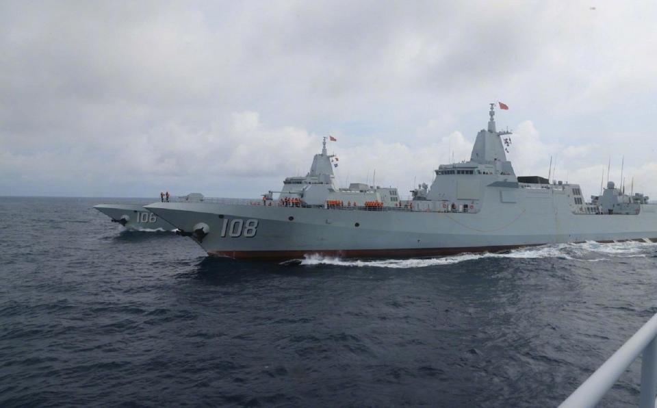 中国海军全球部署,舰队遍布大半个地球