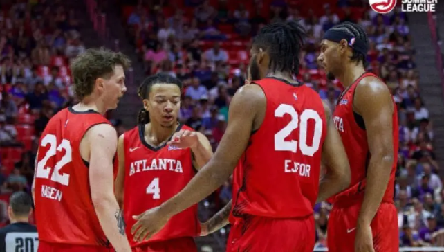 NBA夏联：探花轮休！老鹰拒19分逆转灭灰熊 华裔以赛亚·王15分