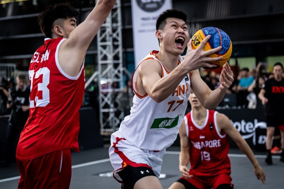 中国三人男篮成功晋级亚洲杯八强明日1415迎战苦主澳大利亚