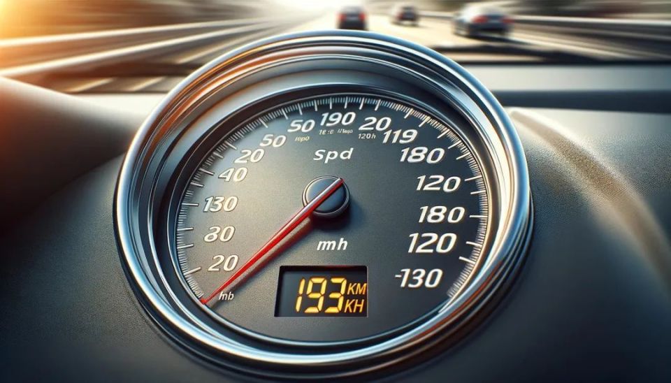 120迈换算成百公里每小时,已经是约每小时193公里每小时.