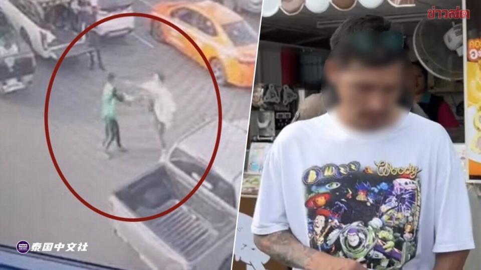 泰国暖武里加油站枪击 男子因停车纠纷遭追射_腾讯新闻