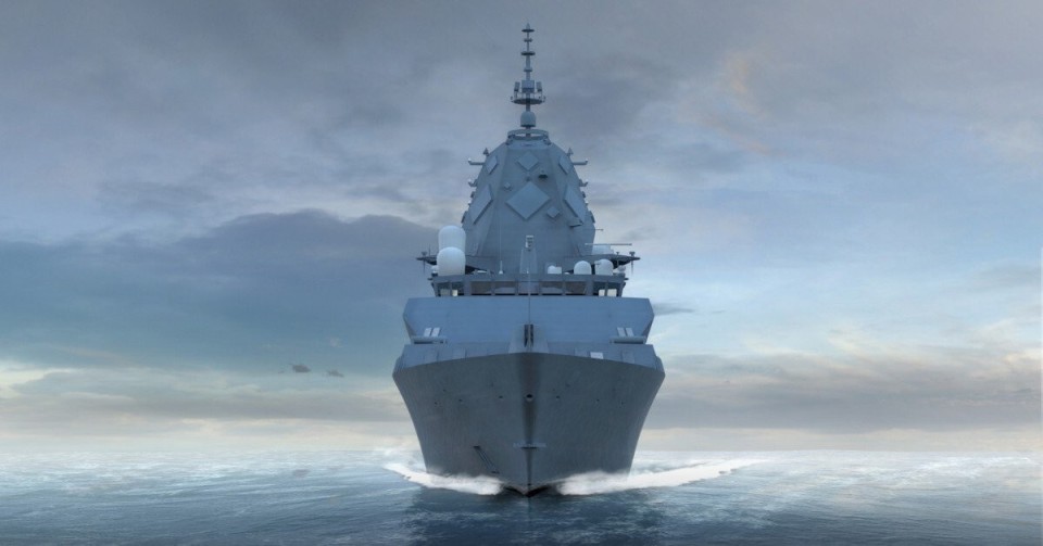 bae系统公司展示进化版猎人级护卫舰:96个垂发单元 16枚反舰导弹