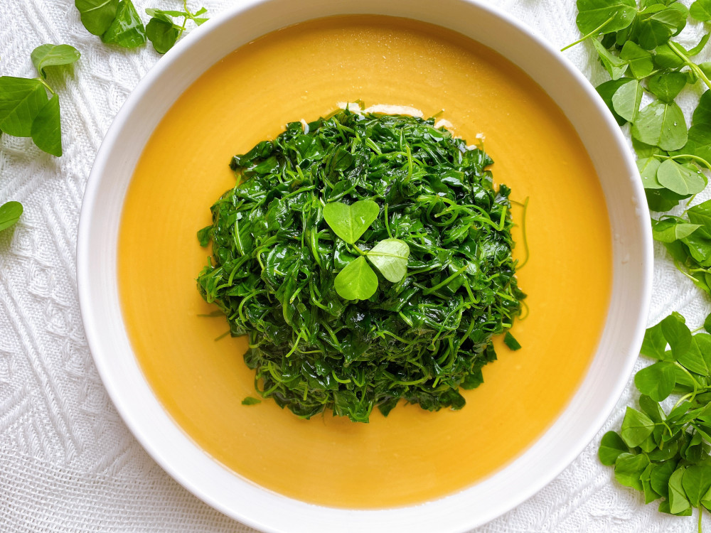 春季时令菜酒香草头挑调旺3步走又香又嫩还清热解毒