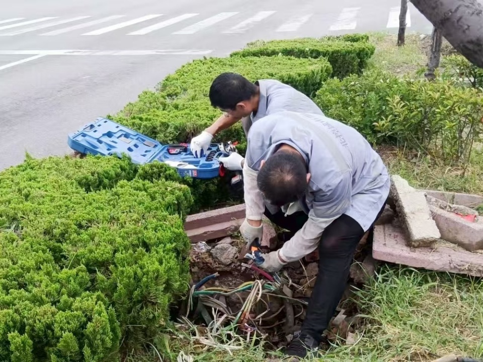 淄博市淄川区市政环卫服务中心：当好路灯“守护者” 照亮市民回家路