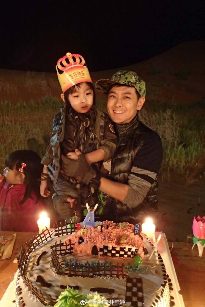 林志颖为大儿子庆生,14岁kimi身高近一米八,长得比爸爸还壮_腾讯新闻