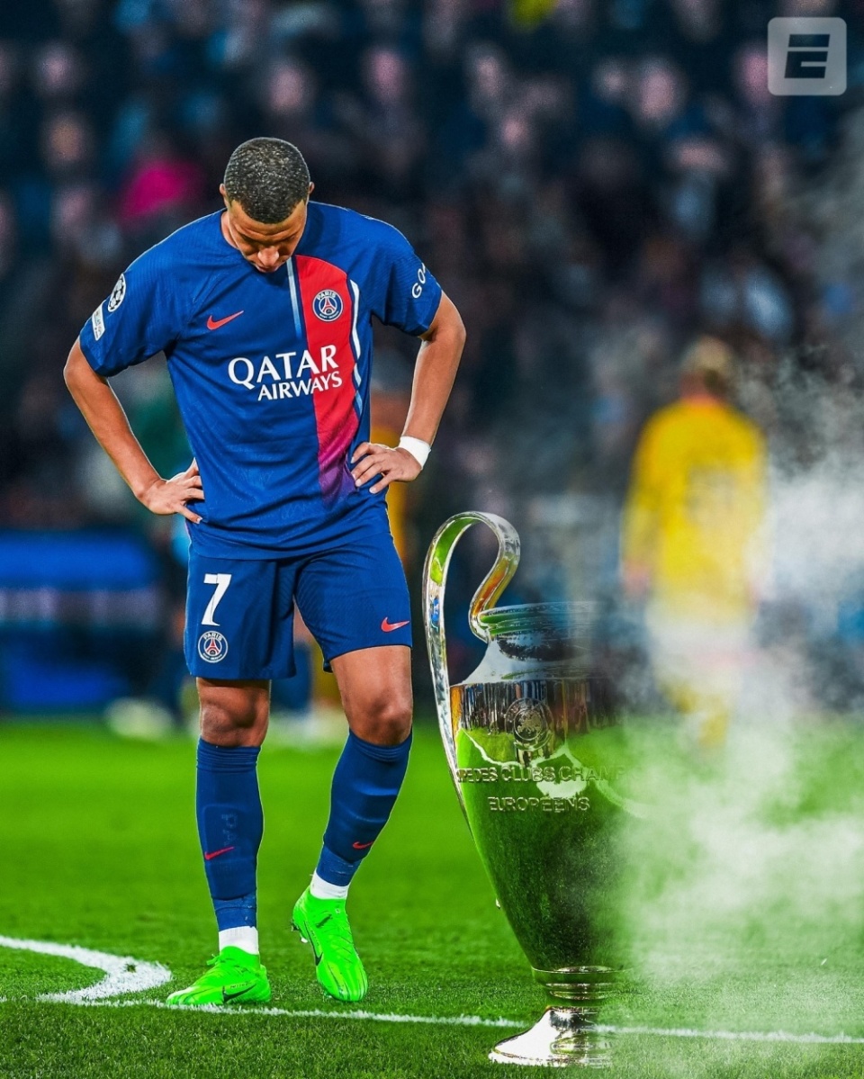 无缘欧冠冠军 姆巴佩含泪告别!7年14冠难圆梦 加盟皇马倒计时