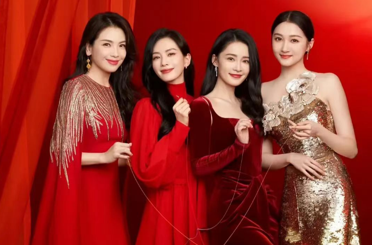 刘涛,关晓彤,刘诗诗,李沁此次合体带来传统锻样创新表演秀—《年锦》