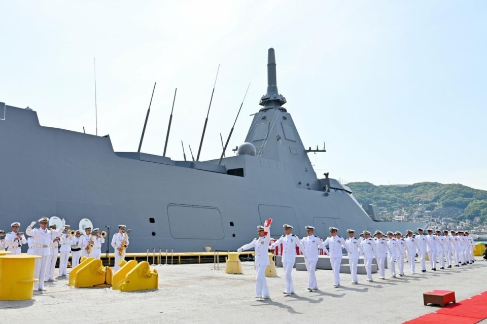 日本海上自卫队第五艘最上级护卫舰正式服役 比原定计划晚了5个月