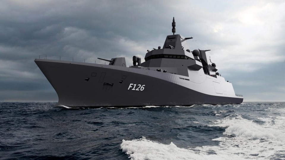德国海军第一艘f126型护卫舰举行龙骨铺设仪式 计划于2028年交付