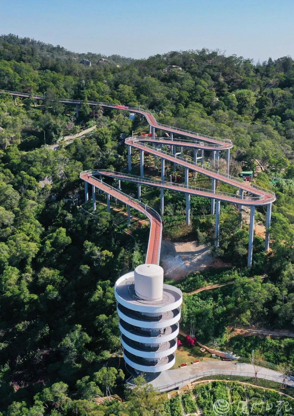 厦门东坪山健康步道图片