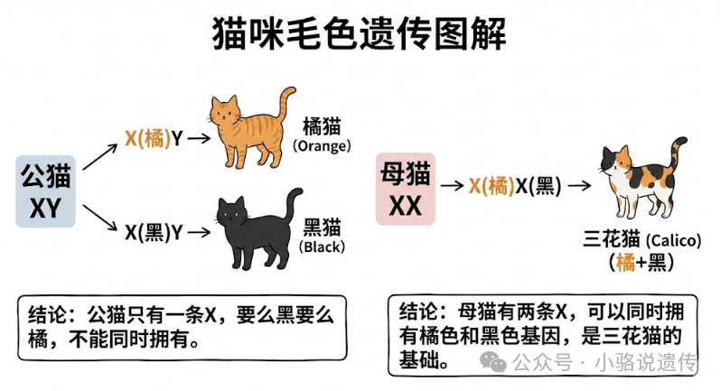 为什么三花猫绝大多数都是母的？-腾讯新闻