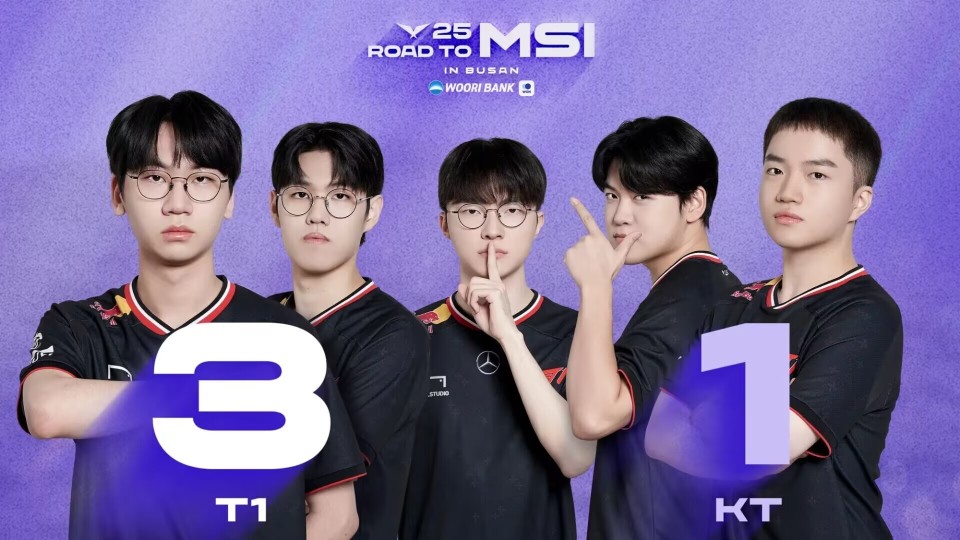 LCK第二赛段季后赛：KT连赢两场却输T1，T1距MSI只差一步？